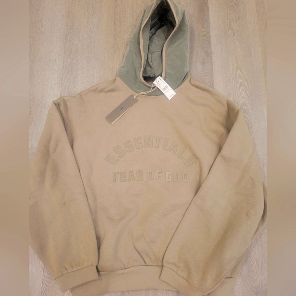 Essentials fear of god, medium, tan